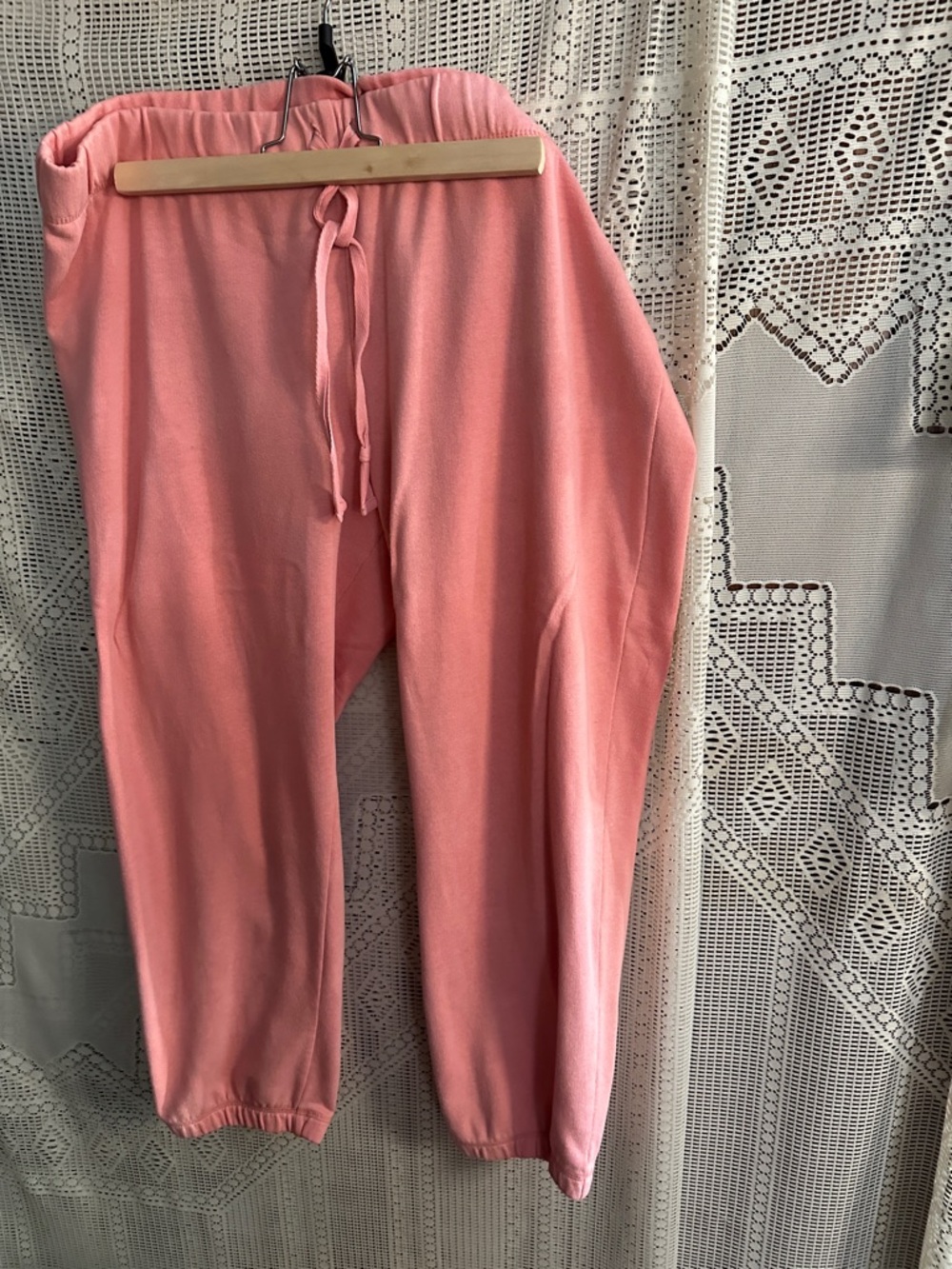 Route 66 Pink Drawstring Jogger Pants